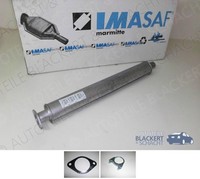 Imasaf Auspuff VorschalldäMpfer für Ford Focus + Volvo S40/V50 2.0 Diesel