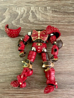 Mega Bloks 2005 Mag Warriors Battle Scorch 4'' Action Figure Incomplete