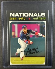 JUAN SOTO 2020 TOPPS HERITAGE #403 5X7 ACTION 46/49 NATIONALS