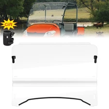 KEMIMOTO VENTED Flip Full Front Windshield for Kubota RTV 500 400 520 2008-2025
