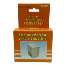 Simran SM-250F 50W Step-Up Voltage Converter 110V to 220V Travel Transformer