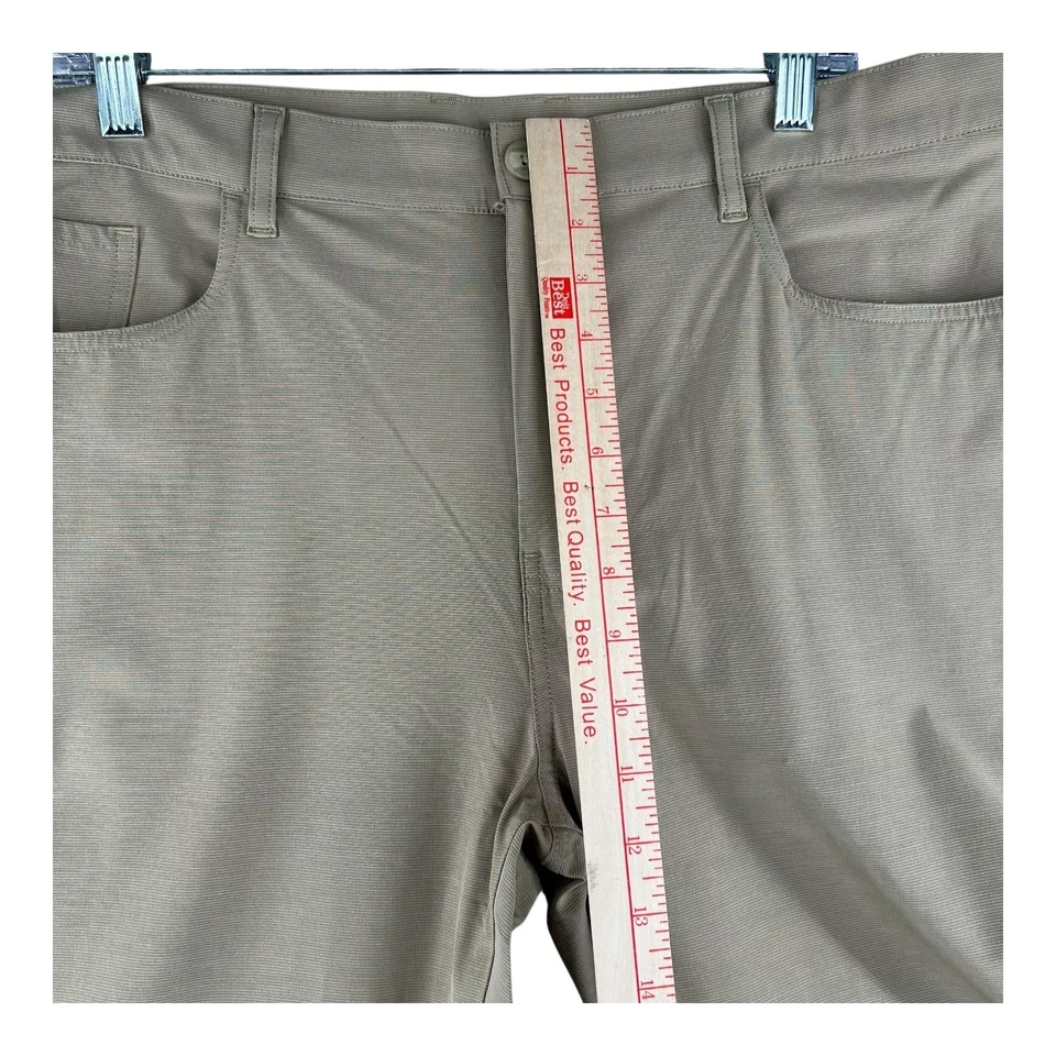 Pantalones de golf Callaway para hombre 38x34 (40x33) activos informales caqui tostados elásticos golf Foto 3 de 4