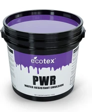 Screen Printing Purple  Ecotex PWR Water Resistant Emulsion 1 Qt New Sealed Box