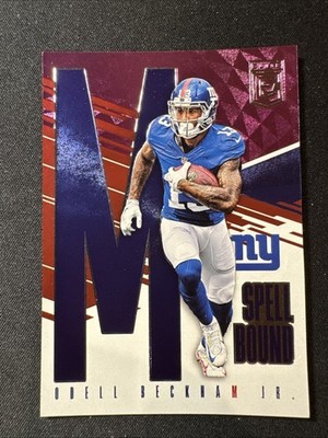 2017 Panini Donruss Elite Odell Beckham Jr. #40 Spellbound Purple “M” #/49