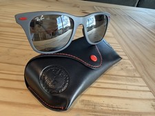 Ray-Ban Scuderia Ferrari Liteforce Sunglasses RB4195M Grey Red w/ Case