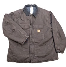 NEW Carhartt Arctic Jacket Canvas Quilt-Lined Dark Brown C26 DKB Men s 3XL Chore