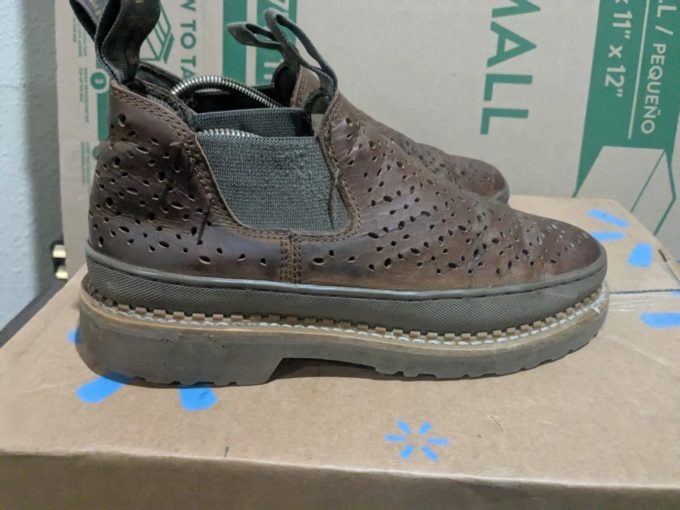 Botas de Trabajo Georgia Giant Romeo GB00564 Talla 8.5 M Mujer Perforadas Cuero RARO Foto 4 de 4