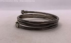 925 Sterling Silver Wrap Around Double Rams Head Bangle Bracelet - 35.6g — photo 3