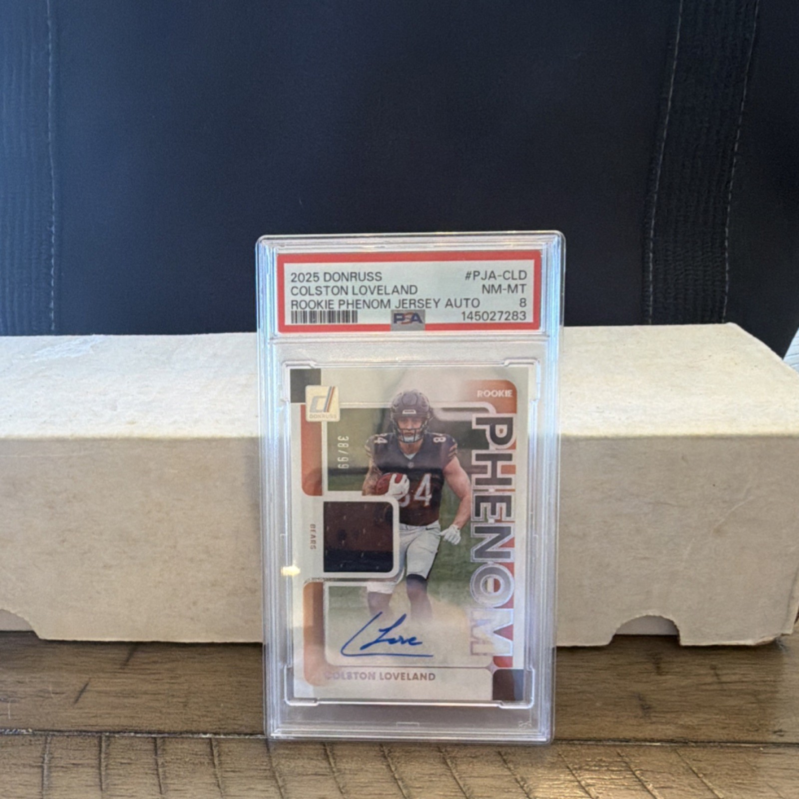 Colston Loveland Panini Donruss Rookie Phenom Jersey Autographs #PJACLD Base
