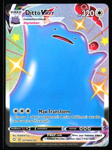 Ditto VMAX SV119/SV122 Shining Fates: Shiny Vault