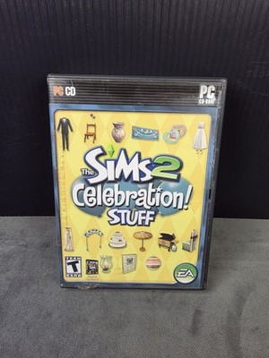 The Sims 2 Celebration Stuff - Expansion Add-On Pack Windows PC Computer Game B1