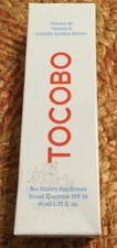 TOCOBO Bio Watery Sun Cream Broad Spectrum Spf 50!40ml Full-Size New In Box!
