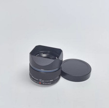 Square Metal Lens Hood with Cap For Olympus 17mm F1.8 II / 25mm F1.8 II Lens