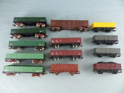 JOUEF Ho , lot de 13 wagons tombereau , très bon état - Photo 1/4