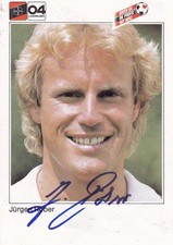 Autograph - J�rgen R�ber (Bayer 04 Leverkusen) - 1983/1984