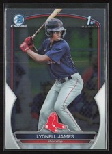 2023 Bowman Chrome Prospects Lyonell James #BCP-118 Boston Red Sox