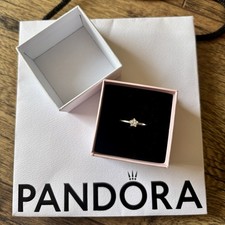 PANDORA Celestial Star Ring Size 54 (S925 ALE CZ) Sterling Silver