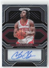 Chris Clemons 2020-21 Panini Prizm Penmanship #PE-CCL Houston Rockets