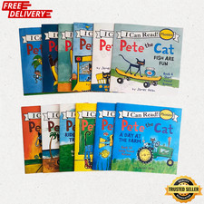 Pete the Cat Phonics I Can Read Level 1 Decodable Books Set Lot of 12 NEW