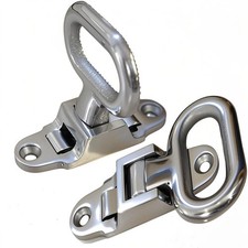 2 Pack 304 Stainless Steel Folding Step Heavy Duty Non-Slip Tread for Boat