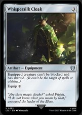 2x Whispersilk Cloak - Commander: The Lord of The Rings  - NM