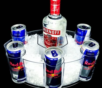 Red Bull Kühler Energy The Boat Big 6 Dosen Boot Eiswürfel Cooler Ice Gastro Bar