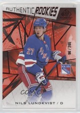 2021 SP Game Used Authentic Rookies Red Fragment 96/205 Nils Lundkvist #194 00gy