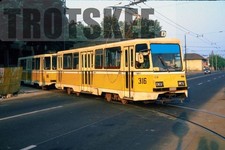 35mm Slide ROMANIA Timisoara Tram Strassenbahn 316 1990 Original Romanian