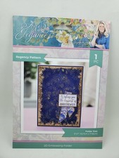 CS2 Crafters Companion Age Of Elegance Regency Pattern 2D Embossing Folder New