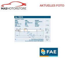 GLÜHKERZE GLÜHKERZEN FAE 74210 P FÜR FORD MONDEO IV,FOCUS II,GALAXY,S-MAX 2L