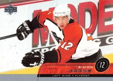 Simon Gagne 2002-03 Upper Deck #377 Philadelphia Flyers Hockey
