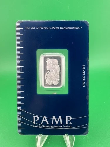 PAMP Suisse Lady Fortuna 5 Gram .999 AG Silver Bar Sealed Preowned Free Shipping