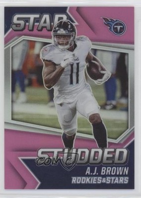 2021 Panini Rookies & Stars Star Studded Pink /75 AJ Brown #SS-10 9o3