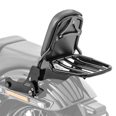 Sissy Bar für Harley Davidson Dyna 06-17 mit Gepäckträger VG6 schwarz C-Ware