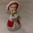 Vintage Christmas Geo. Z Lefton Christmas Angel Bell Figurine, Circa 1950-60's,