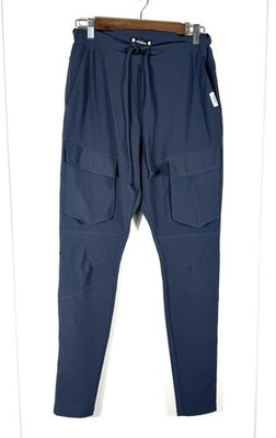 PENN&INK N.Y Cargo Jogger Pants Blue Gray Stretch Utility Women s 38
