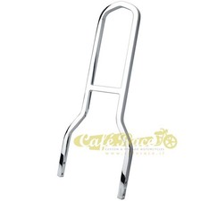 Arco per sissybar a sgancio rapido altezza 50cm in acciaio cromato per harley