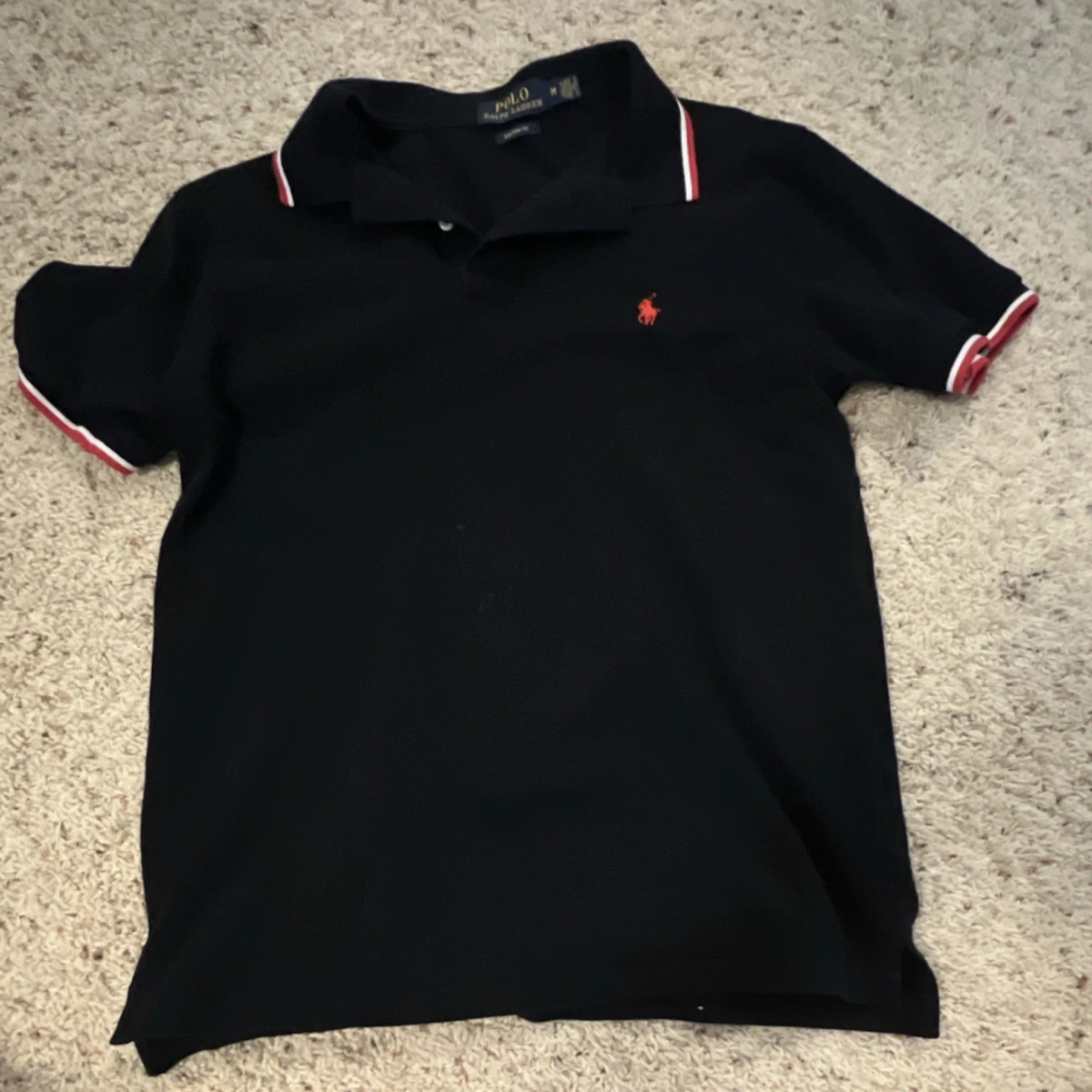 Polo Ralph Lauren Black Polos for Men for sale | eBay