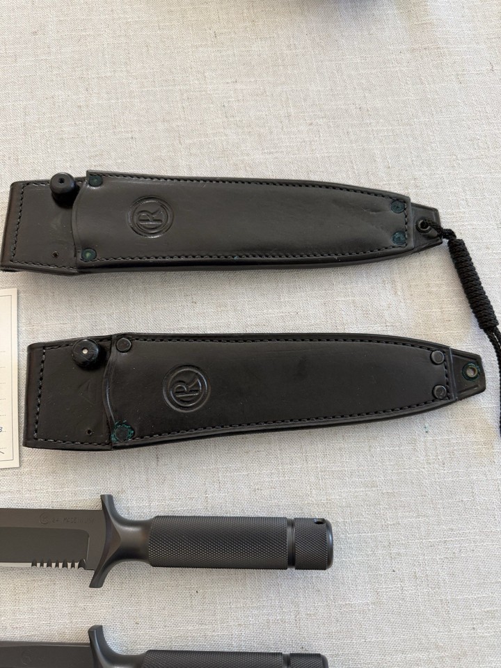 Chris Reeve Knives Project I & II Fixed Blade A2 Drop Point Aluminum ...