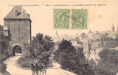 Luxembourg City - Old Trier Road - Ed. P. C. Schoren 36