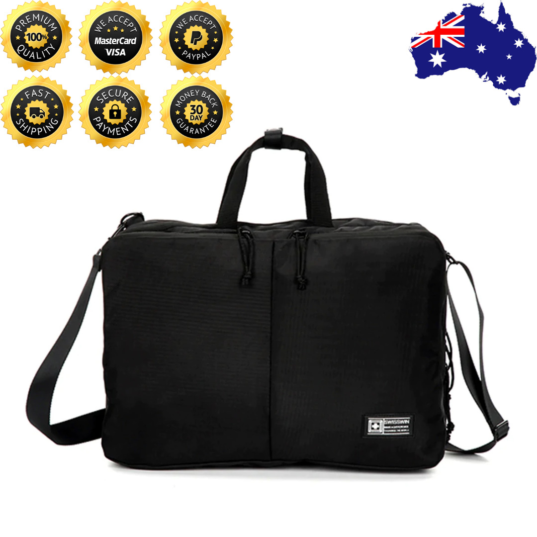 Swiss Laptop Bag Waterproof Case School Travel Briefcase with Backpack