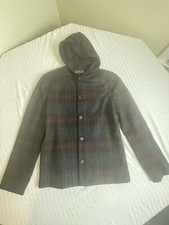 Harold’s Women’s Hoodie Button Up Jacket Size10 … 100% Lambswool