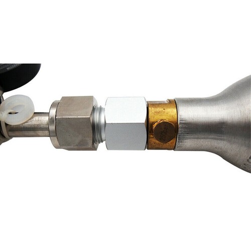 TR21-4 to W21.8 Connectors CO2 Bottle Regulator Cylinder Adapter For Sodastream - Picture 3 of 10