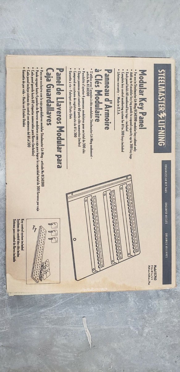 Steelmaster Lit-ning KCP60 Modular Key panel for use in