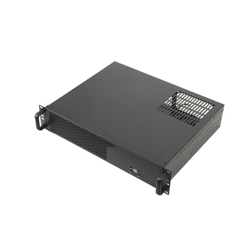 14" Rack Server Gehäuse 2U 2HE Schwarz - Afbeelding 9 van 14