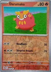 Darumaka 034/197 Obsidian Flames Reverse Holo Common