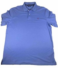 Men  s Polo Golf Pro Fit Size: Xl, Light Blue