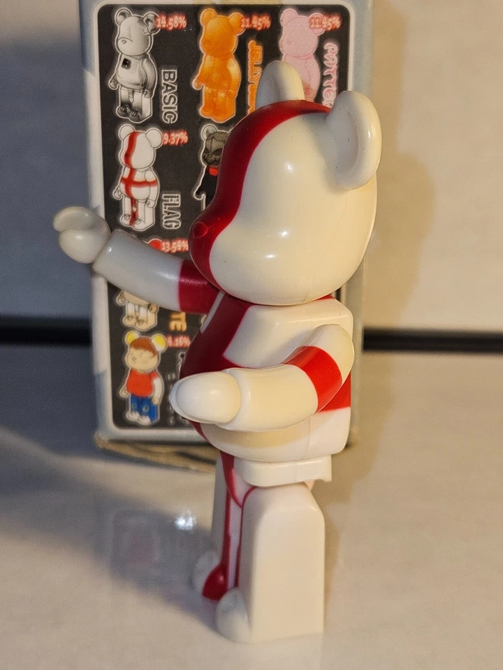 Be@rbrick serie 13 BANDERA Inglaterra 3" 2006 por Medicom Toy caja original JAPÓN Foto 4 de 4