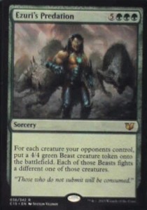 Ezuri's Predation 36/342 Commander 2015 Rare Sorcery