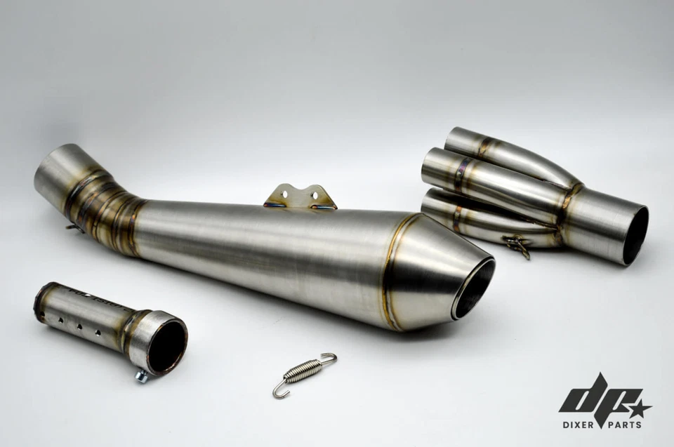 Silenciador de escape + Colector 4 en 1 + DB Killer BMW K100 K1100 (1982-2002) Cafe Racer Foto 4 de 4